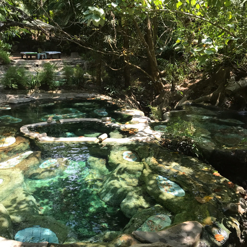 Natural hot spring at Wareerak hot spring